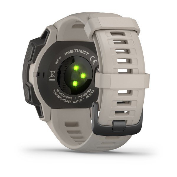 Garmin Instinct - tvirtas GPS laikrodis su optiniu širdies ritmo davikliu