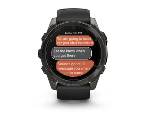 Garmin Fenix 8 51mm SAPPHIRE AMOLED Anglies spalvos - Image 3