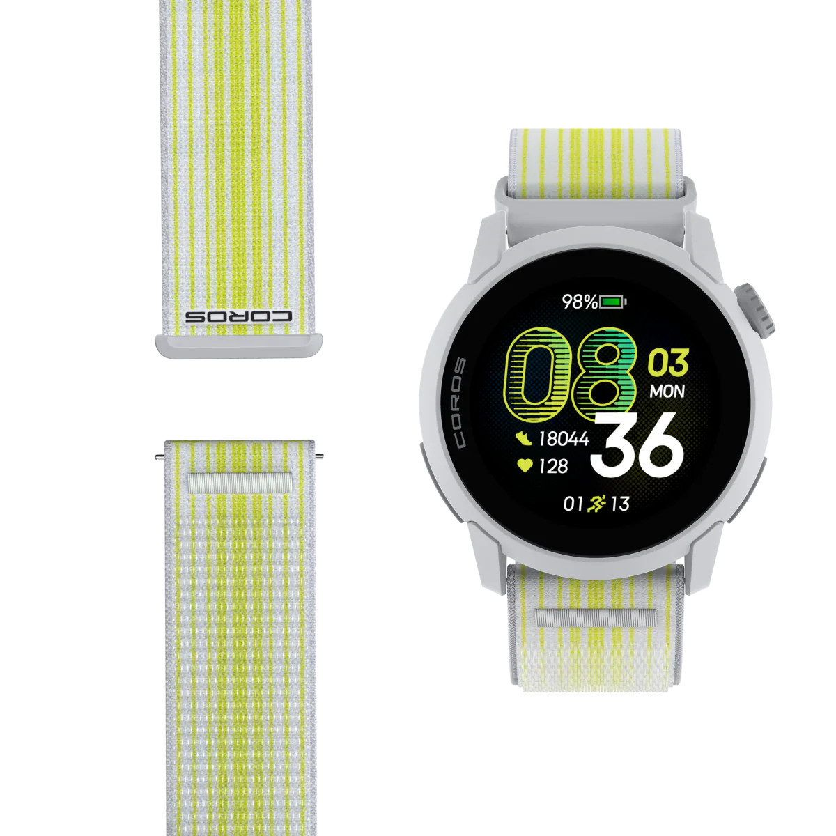 COROS Pace 4 - Nylon White Band - Image 2