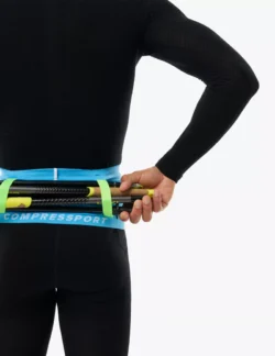 Compressport Free Belt Pro 2.0 - Norse Blue/Neon Green - Image 2