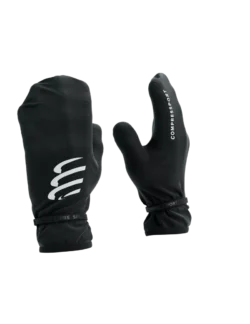 Compressport Hurricane Waterproof Mittens - Black