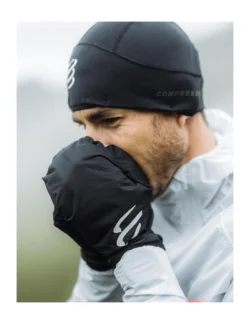 Compressport Hurricane Waterproof Mittens - Black - Image 2